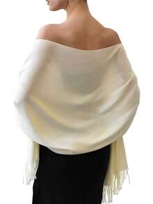 Pashmina Shawls And Wraps For Evening Dress Soft Women's Scarf For Wedding, Party, Dinner, Daily And Travel, Also Can For Bride Bridesmaid Gifts Scarves - Viscose Scarf - View 11