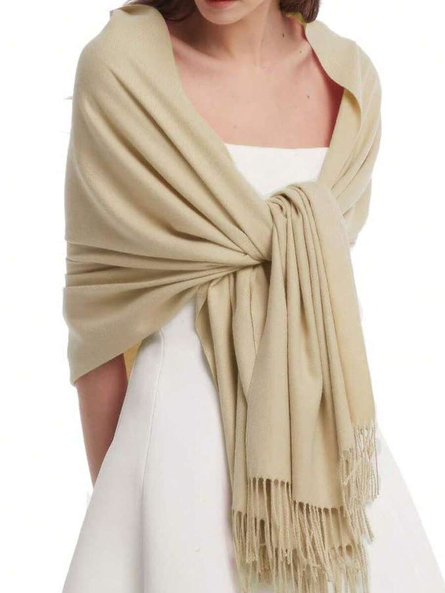 Pashmina Shawls And Wraps For Evening Dress Soft Women's Scarf For Wedding, Party, Dinner, Daily And Travel, Also Can For Bride Bridesmaid Gifts Scarves - Viscose Scarf - View 1