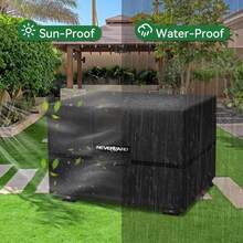 NEVERLAND Fire Pit Cover Round, Waterproof Outdoor Firepit Covers Round For 32-36 Inches 600D Oxford Heavy Duty Patio Gas Fire Pit Covers With 4 Buckle Straps And Air Vents, 36 X 24 Inch Black - ColorB - View 7