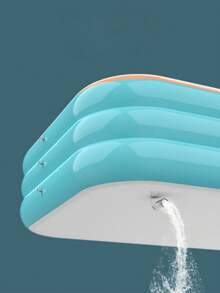 1pc Large Inflatable Swimming Pool, Suitable For Yard And Family Fun, Vibrant Color Pool