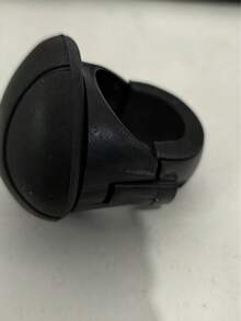 360° Rotating Silicone Steering Wheel Spinner Knob - Non-Slip, One-Handed Operation, Fits All Vehicles, Black. Automotive Steering Wheel Spinner Knob, Bearing-Type, Assists Single-Handed Turning For Cars And Trucks