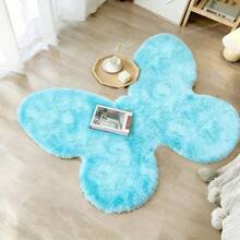 1 pieza Alfombra suave y esponjosa de alta gama para la sala de estar, con un acolchado de 1 cm de esponja en el interior para comodidad al caminar descalzo, alfombra de piso mullida para el dormitorio, alfombra de decoración del hogar, alfombra de lujo y antideslizante, adecuada para uso en interiores y exteriores (dormitorio, sala de estar, balcón, estudio, picnic)