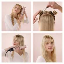 Dyson Airstrait™ Straightener, Wet To Dry Hair Straightener, No Heat Damage, No Hot Plates, All Hair Types - 紅色 - 查看 8