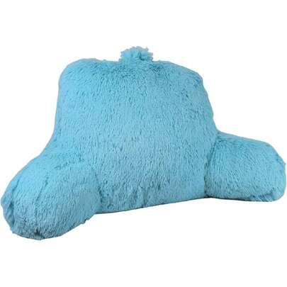 - Almohada de Lectura lanuda para Adultos y niños, Soporte Lumbar y Brazo en la Cama, Silla, sofá, sofá y Piso, 30 x 21 Pulgadas, Talla única, Color Aguamarina,36970480