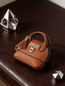 1PC Fashionable Half Circle Small Bag Leather Keychain Coin Pouch Small Round Coin Holder Pouch As Wallet Tassel Keychain Leather Coin Purse Coin Pouch Keychain Men And Women Women Coin Purse Pouch Change Wallet Small Leather Holder Bag With Zipper Key Holder Key Case School Supplies Teacher Gifts Back To School For Women Mini Wallet-Christmas,Christmas Gifts,Gifts For Women,Purses,Red Purse,Crossbody Bags For Women,Purses And Bags Women,Bags,Backpack,Shoulder Bag,Fall,Fanny Packs For Women,Tote Bags For Women,Gold Purse For Women,Funny Gifts,Makeup Bagbag Charms,Keychains,Purse Charms,Plush Keychain,Keychain,Girls Keychain,Cute Keychains For Girls,Keychains For Woman,Bag Charms,Christmas Gifts - 彩色 - 查看 7