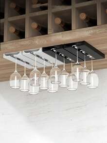 1pc/2pcs Heat-Resistant Practical Glass Cup Display Holder, Wall-Mounted Hanging Glass Cup Thick Bracket For Home Use - Multicolor - View 1