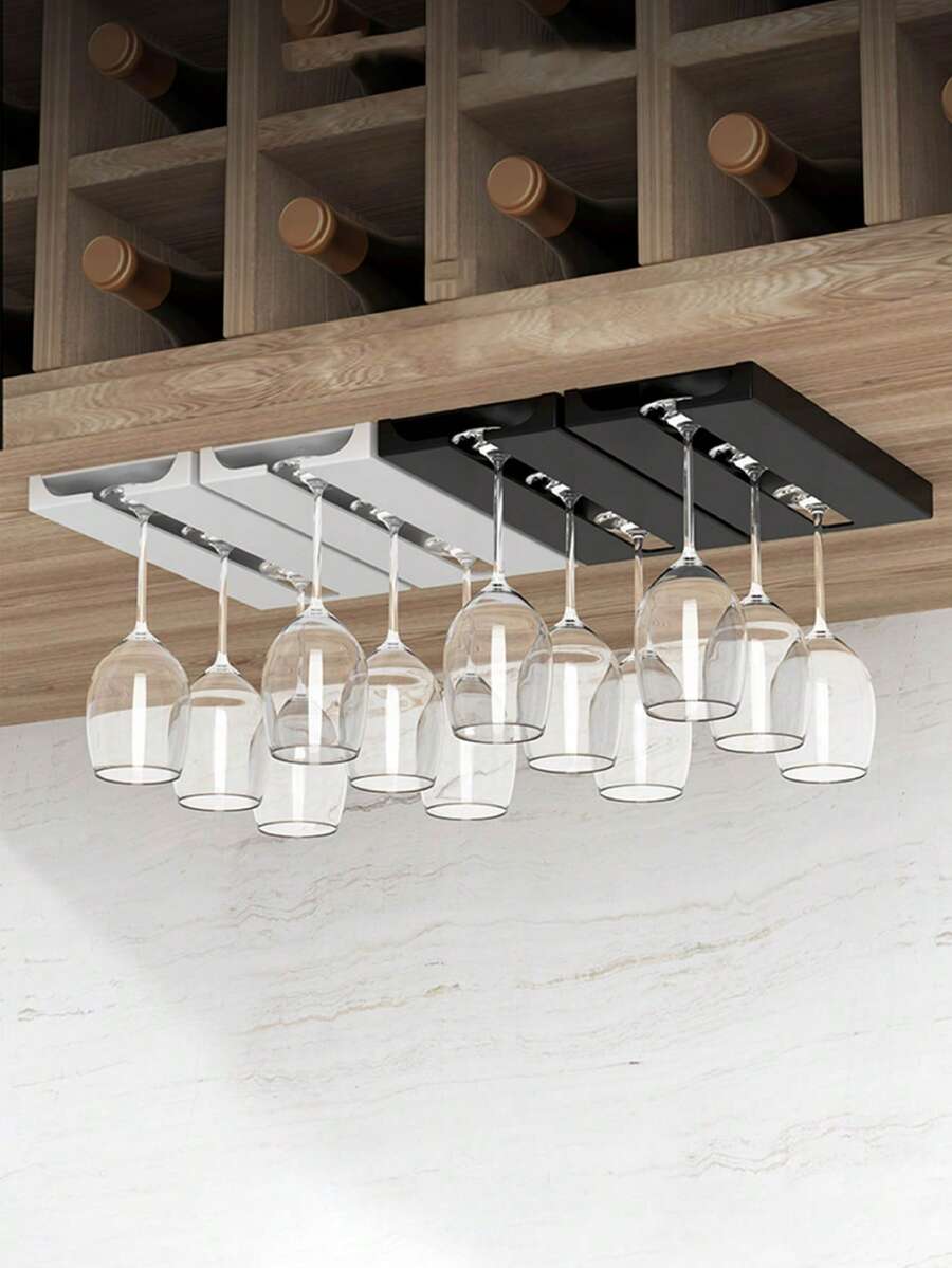 1pc/2pcs Heat-Resistant Practical Glass Cup Display Holder, Wall-Mounted Hanging Glass Cup Thick Bracket For Home Use - Multicolor - View 1