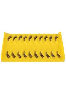 NAIJEMA 10 Pares de Cílios Postiços Transparentes de Olho de Gato Naturais, Conjunto de Cílios Falsos de Vison 3D Fofos e Leves, Cílios Postiços Macios e Finos - Adequados para Cosplay, Cílios Falsos, Cílios, Cílios Falsos, Cílios de Meio Olho - Cílios de gato - Visão 6