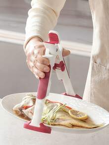 2-In-1 Heat Resistant Silicone Pot Holder, Non-Slip Gripper For Cooking, Baking, Serving, Versatile Kitchen Tool Suitable For Oven, Stovetop, Cooking, Practical And Convenient - Multicolor - View 10