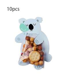 10张可爱卡通糖果包装卡，附赠食品袋，小零食卡通包装袋 - 彩色 - 查看 15