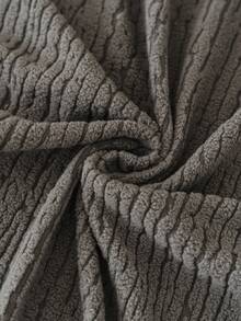 1件装抓绒提花沙发套，全弹力，宠物友好，防污，可机洗，四季皆宜，现代简约风格，适用于1-5座沙发 - 深灰色 - 查看 12