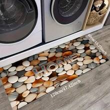 1 pieza Felpudo con diseño de guijarros, alfombra de drenaje duradera para cocina, sala de estar, entrada, balcón, decoración del hogar, cafetería, bar, vacaciones, fiesta, dormitorio, baño - Multicolor - Ver 15