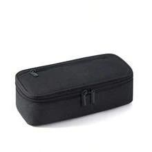 Pencil Case Pen Bag, Two Layers Big Capacity Pencil Pouch Pen Organizer Durable Stationery Holder For Marker Organization School Supplies Office Storage Desk Organizing Multi Functional Pencil Case-Black,Pink,Grey - Multicolor - View 9