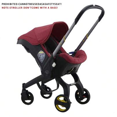Multi-Functional  Children's Stroller - Lightweight And Foldable Design With Reversible Handle And Adjustable Height