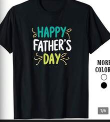Black T-Shirt With Humorous Message In English | Casual Everyday Wear - 黑色 - 查看 1