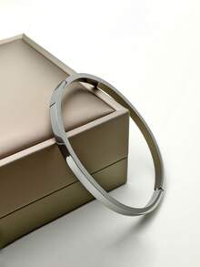 RAYQUEEN 1件不锈钢抛光多功能镜面手镯，适合日常佩戴 - 手鐲 - 查看 4