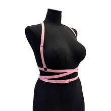 性感内衣配饰 女士性感束身带 胸部束身衣 皮革内衣 身体束身衣 束缚内衣 朋克哥特恋物癖服装