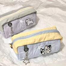 3 hộp đựng bút hình bánh phô mai muối biển và khoai môn Sanrio mới, túi đựng văn phòng phẩm họa tiết ngôi sao kiểu Hàn Quốc, nhãn dán trang trí DIY, hộp đựng văn phòng phẩm Ins - Nhiều màu - Xem 4