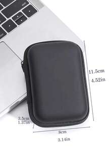 1pc Super Thick & Durable Data Cable Charging Box, Space-Optimized, Compact Waterproof Portable Coin Purse Earphone Storage Box, Mini Charger Organizer, Key Pouch, Cosmetic Bag, Wireless Earbuds Case, Travel Organizer, Suitable For USB Drive, Power Adapter, Earphone Cables Etc. Essential For Back To School, Christmas Gift, Unisex Electronics Accessory, Travel Essential - Multicolor - View 11