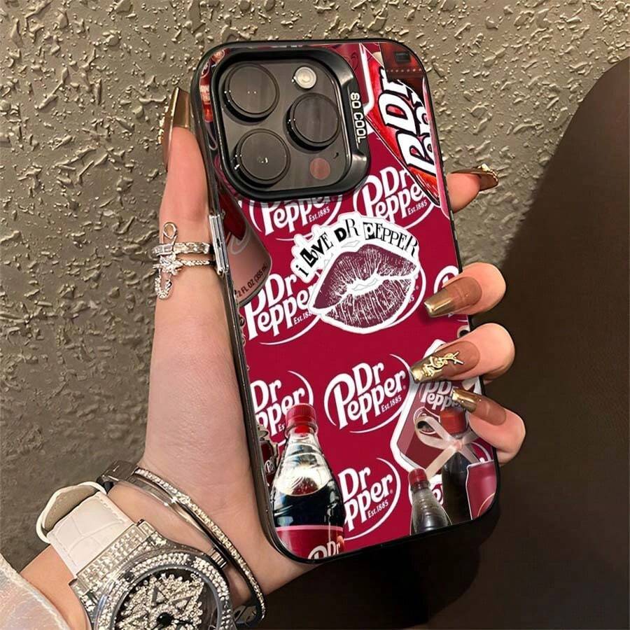 Funda de teléfono de lujo con diseño brillante de , compatible con 17 Pro Max, 17 Air, 16 Pro MAX, 15 Pro Max, 14 Pro, 13 Pro, 12 y 11. Funda personalizada para hombre y mujer. Excelente regalo para novias, novios y familiares en Navidad y Halloween. - Negro - Ver 1