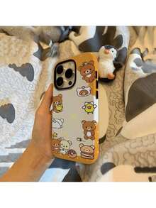 La funda de teléfono mate 2 en 1 con diseño de oso relajado para otoño e invierno es adecuada para iPhone 16, 16 Pro Max, 15, 15 Pro Max, 14, 14 Pro Max, 13, 13 Pro Max, 12, 12 Pro Max, 11 y 11 Pro Max.Tiene un acabado mate con grandes orificios para protección contra caídas, lo que lo convierte en un regalo perfecto para Navidad, Año Nuevo y Pascua, una opción ideal para familiares y amigos. - Blanco - Ver 5