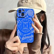 Funda para teléfono con el diseño del equipo de fútbol Cruz Azul, compatible con teléfonos ,  17,  16 Pro Max,  15 Pro Max,  13 y  12. Fabricada en TPU, ofrece protección contra golpes y caídas. Un regalo perfecto para aficionados al fútbol, amigos, familiares o como una divertida sorpresa de Halloween. - Negro - Ver 1