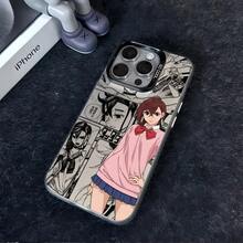 Funda para Teléfono Anime " Armed Ayases Momo", Compatible con for  16, 15, 14, 13, 12, 11 Pro Max, X, XR, XS Max, 8, 7 Plus - Cubierta Trasera Mate Antigolpes - Color 1 - Ver 4