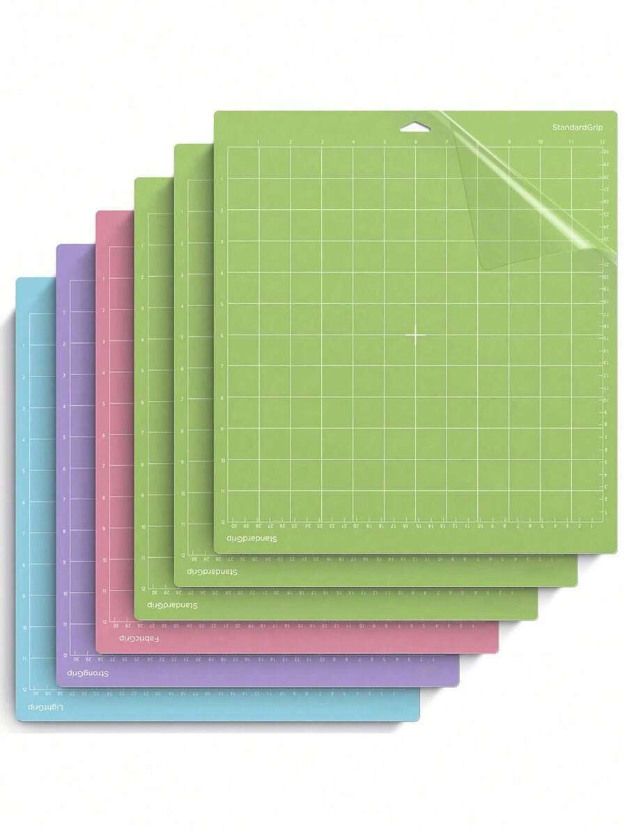 1pc Green Cutting Mat, Household Kitchen Chopping Board, Brick Surface Protective Cutting Board - Green - View 1