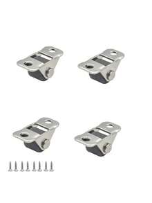 4/8/10pcs Drawer Wheels Rubber Directional PP Wheels Small Casters Kick Plate Cabinet Dedicated Wheels Micro Casters Mini Sliding Wheels