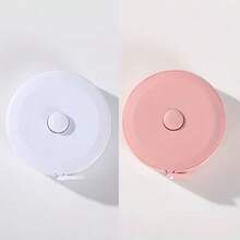 迷你软卷尺，双面弹力，便携式，适用于人体和布料测量 - 适用于缝纫、裁剪、编织等工艺 - 无铅耐用尺带