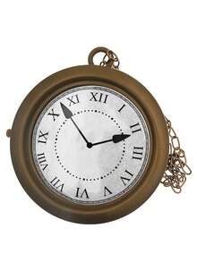 1件白色兔子服装配饰，万圣节派对用品 - 嘻哈风格时钟项链，适合作为派对服装道具 - 多色 - 查看 6