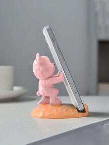 1pc Cute Bear-Shaped Phone & Tablet Stand | Desktop/Bedside Decor | Perfect For Birthday & Graduation Gifts - 彩色 - 查看 13