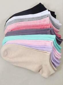 10/20 Paar Damen bunte Knöchelsocken, dünne flache Socken, geeignet für Sport, Laufen, Wandern, weich & bequem atmungsaktiv, Rückkehr zur Schule, Halloween und Weihnachtsgeschenke