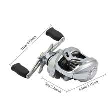 20+1 Bearing Long Shot Reel, 7.2:1 High Speed Ratio, Magnetic Brake, Suitable For Saltwater And Freshwater Fishing