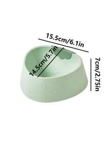 1个草莓宠物狗碗，防滑耐用，适用于小型犬和猫的宠物食品和水碗 - 100ml - 查看 2