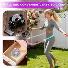 Quiet Weighted, Waist-Friendly Silent Design Weighted Soft Spring Portable Slimming Fitness Tool For Adult Home Gym Core Workout Fat Burning – A Portable Slimming Exercise Device Ideal For Weight Loss, Fat Burning, And Core Training At Home Or While Traveling - Multicolor - View 3