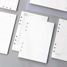 6孔活页内芯，45张/套，适用于A5和A6活页笔记本，笔记本和日记本的替换内芯 - 彩色 - 查看 7
