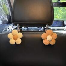 Gancho con forma de flor para apoyacabezas de asiento de coche, gancho para asiento delantero, gancho para asiento trasero - Multicolor - Ver 12