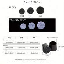 6个/3双装高跟鞋保护垫替换鞋跟头，静音减震耐磨鞋跟修复垫，适用于细高跟鞋，隔热，适合闺蜜节、送给小狗、嘉年华、派对装饰、鞋子、春夏精选、伴娘礼物、房间、卧室装饰、海滩、旅行、男士、女士、度假、妇女节、旅行必备、婚礼回礼、Y2K、卧室、女性汽车配件、厨房装饰、可爱小物、母亲节礼物、卧室装饰、花园、厨房装饰、夏季、海滩、旅行必备、房间装饰、软萌玩具、毕业季、鞋架、收纳神器、户外、花园、旅行必备、便携式、海滩必备、毕业季、毕业典礼、毕业典礼、毕业礼物、毕业赠礼、毕业礼物、毕业致辞，祝贺毕业，恭喜毕业生，优秀毕业生，毕业典礼，毕业聚会 - 黑色3雙裝 - 查看 2