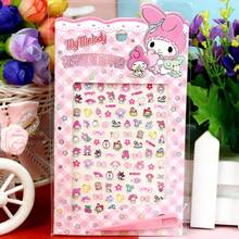 1 Set/1 Sheet Nail Stickers Cartoon Japanese Anime Cartoon Character Relief Nail Stickers Waterproof Nail Stickers, Cute And Beautiful, A Gift For Friends, Creating A Sense Of Surprise, Good-Looking And Affordable, New Year's Gift, Valentine's Day Gift, Easter Gift(Stochastic Style) - Multicolor - View 10