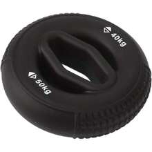 Ejercitador De Mano, Fortalecedor de Antebrazo de Mano Negro café Hueco Ergonómico Fortalecedor De Agarre De Mano con Material de silicona amigable con la piel para Aliviar el Estrés,36984732 - Multicolor - Ver 1