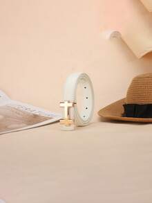 1 Stück Damen H-förmige Schnallengürtel, kann zu Ihren Lieblingsjeans, Hosen oder zur Betonung der Taille bei Röcken getragen werden, auch ein tolles Geschenk für Freunde zu Feiertagen