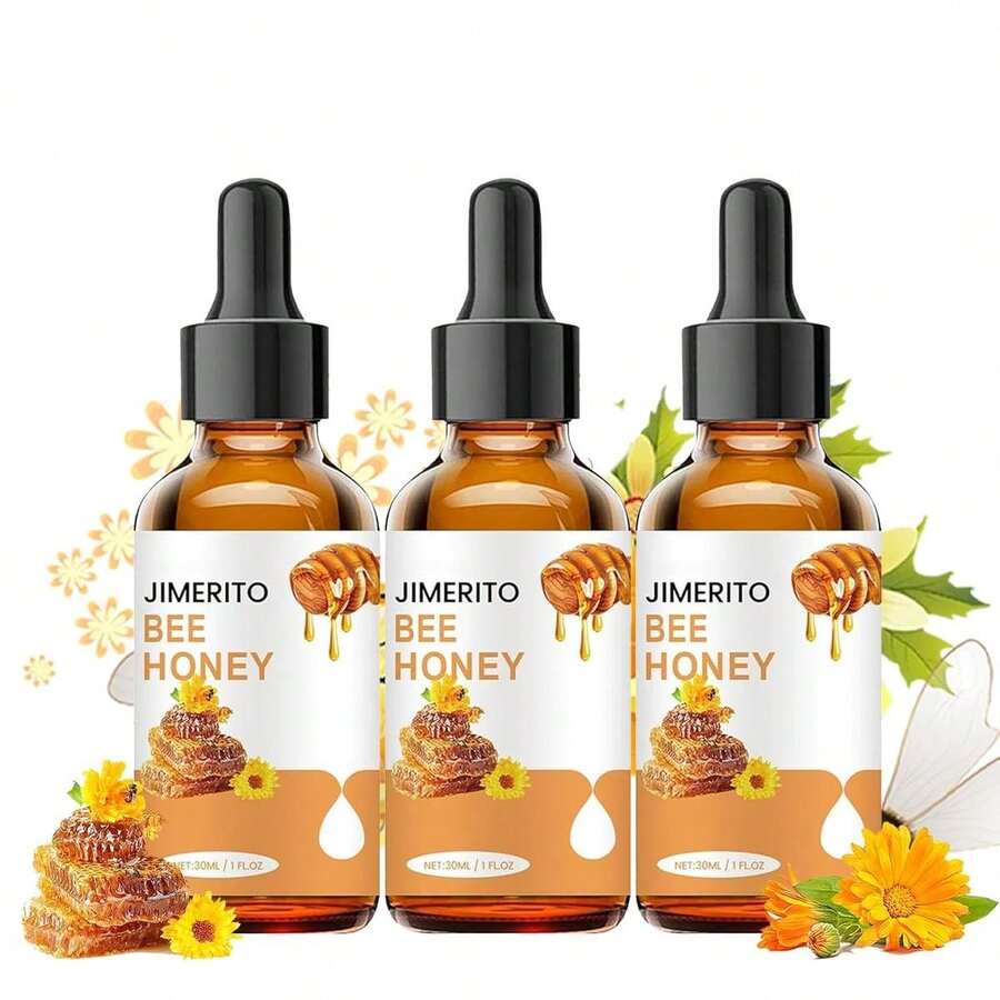 Bee Honey Eye Drops Serum For Daily Hydrating & Soothing Dryness, Natural Relief For Eye Fatigue, 30ml Dropper Bottle - 1瓶 - 查看 1