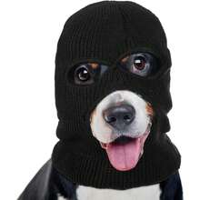 Dog Ear Muffs Noise Cancelling Knitted Warm Hat, Adjustable Size Suitable For Small To Medium Dogs, Christmas Outfit - Multicolor - View 1