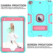 Funda para iPad Mini 4 para iPad Mini 5 Funda para iPad Mini Retina de 7,9 pulgadas, Funda protectora resistente a prueba de golpes, delgada y resistente con soporte incorporado para iPad Mini 4/5-verde menta rosa roja,36999912 - Verde militar - Ver 6
