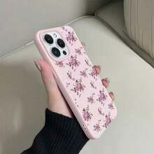 1pc White Matte Minimalist Ls Protection Full Scre Delicate Floral Pattern Phone Case, Suitable For 16 Pro Max, 17/16/15/14 Plus/13/12/11, Series.Holiday Phone Accessories.Exquisite Case Holiday Special Offer Suitable For Gifting To Lovers 16 Promax Case 1 Hot Selling Item Festival Gift New Year Special Offer 17 Pro Max It Is The Best Gift Choice For Friends Or Family.Great For Holiday Parties Ldeal Holiday Present 14 Case 13 Case 17 Pro Case - Nhiều màu 7 - Xem 6