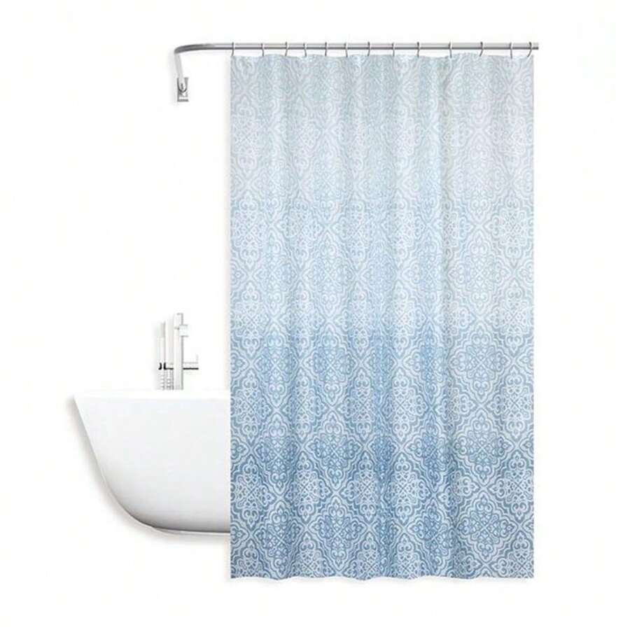 OISE ART STORE Tenda Doccia Antimuffa Impermeabile 180x200cm Con 12 Anelli Bagno Maioliche 87034 - - Multicolore - Visualizzare 1