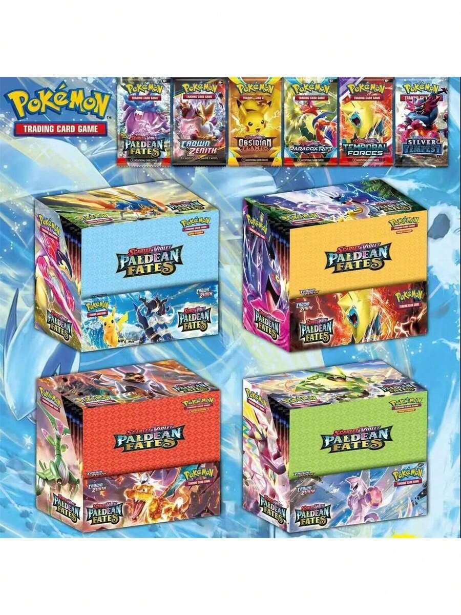 36pcs/Pack Card Collection, Pets, Paldean Fates - Multicolor - View 1
