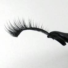 Missame DIVA Deluxe Beauty False Eyelashes Set Handmade With Premium Synthetic Fibers Black 1 Pair - 黑色 - 查看 6