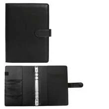 A5皮革活页笔记本，6孔活页笔记本封面，适用于A5内芯纸，可替换内芯的个人计划活页夹封面，带磁性按扣（不含内芯） - 彩色 - 查看 12